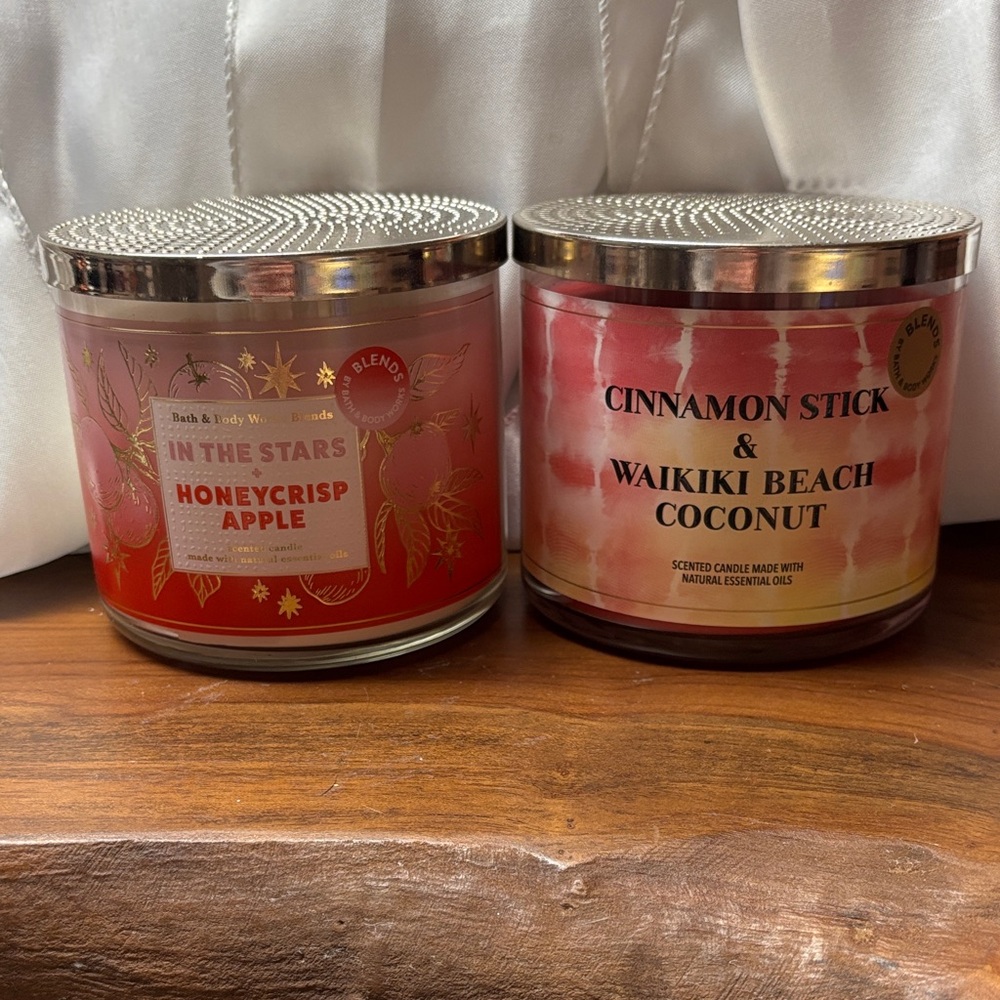 In the Stars + Honeycrisp Apple & Cinnamon Stick & Waikiki Beach Coconut Candles